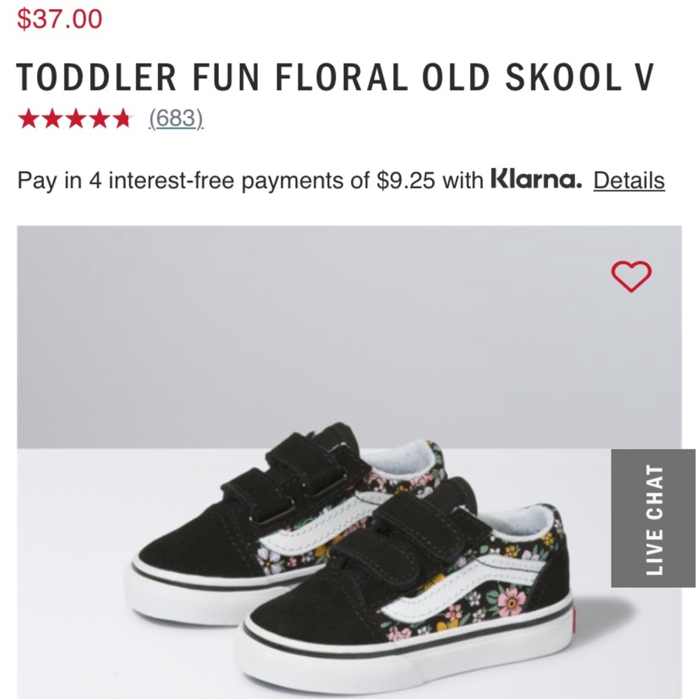 Brand new toddler vans